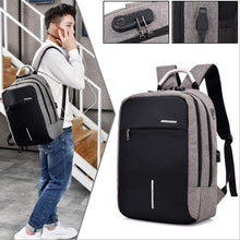 Load image into Gallery viewer, New Men&#39;s Password Lock Anti-Theft Backpack
